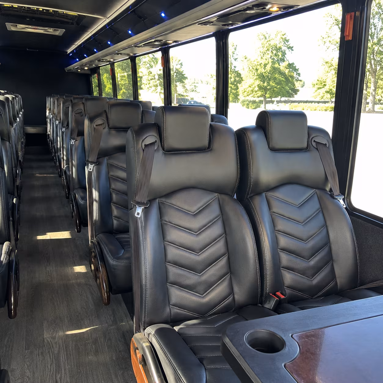 lowell 25 passenger minibus inside
