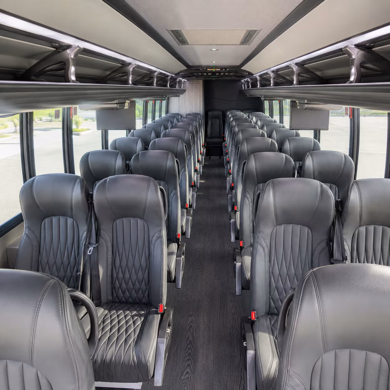 lowell 35 passenger minibus inside