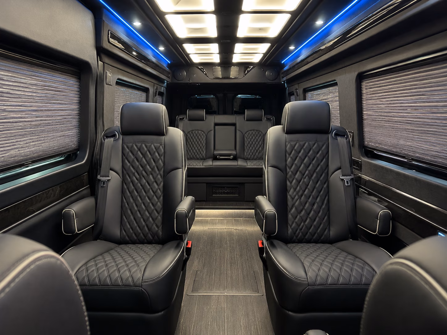lowell sprinter van with driver inside